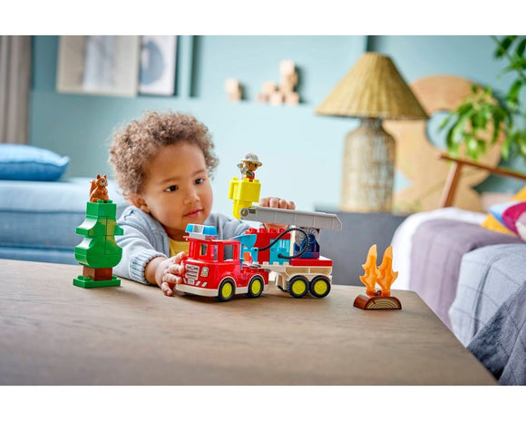 LEGO® DUPLO® Fire Truck with Hose and Firefighter 10473