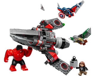 LEGO® Captain America vs. Red Hulk Battle 76292