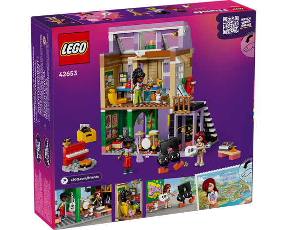 LEGO® Music Store & Apartment 42653