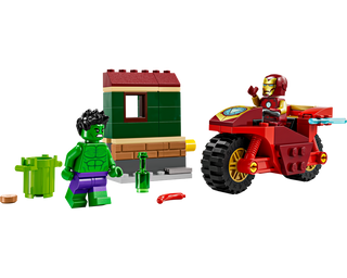 LEGO® Iron Man with Bike and The Hulk 76287