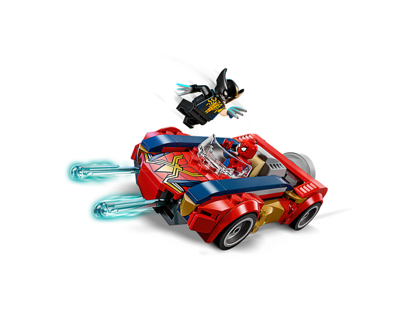 LEGO® Spider-Man Car vs. Venomized Wolverine 76336