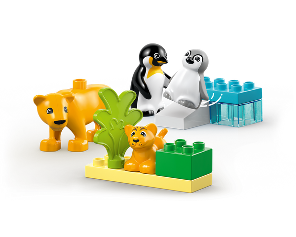 LEGO® DUPLO® Wild Animal Families: Penguins & Lions 10442