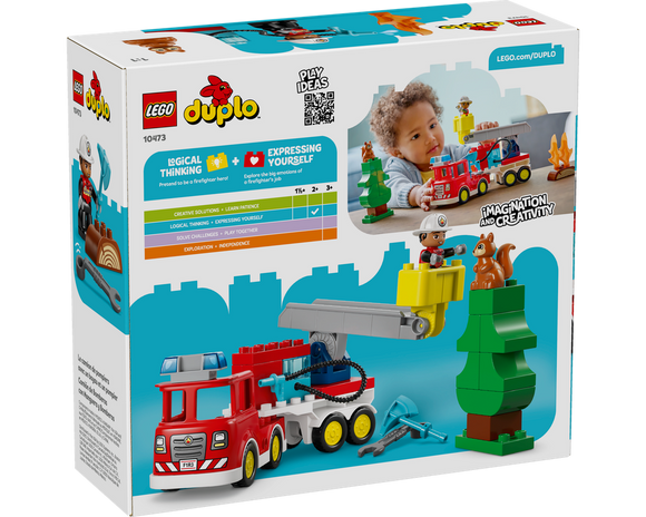 LEGO® DUPLO® Fire Truck with Hose and Firefighter 10473