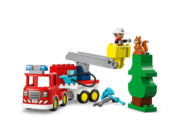 LEGO® DUPLO® Fire Truck with Hose and Firefighter 10473