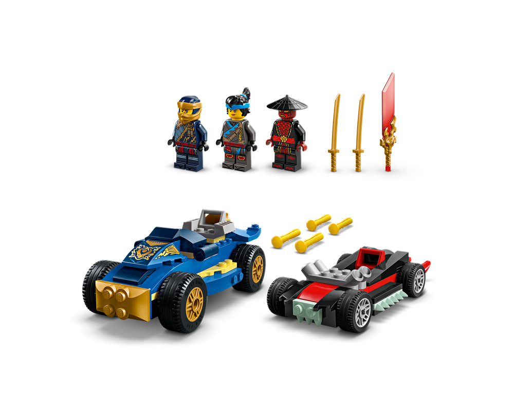 LEGO® Rogue vs. Drix Race Car Duel 71840