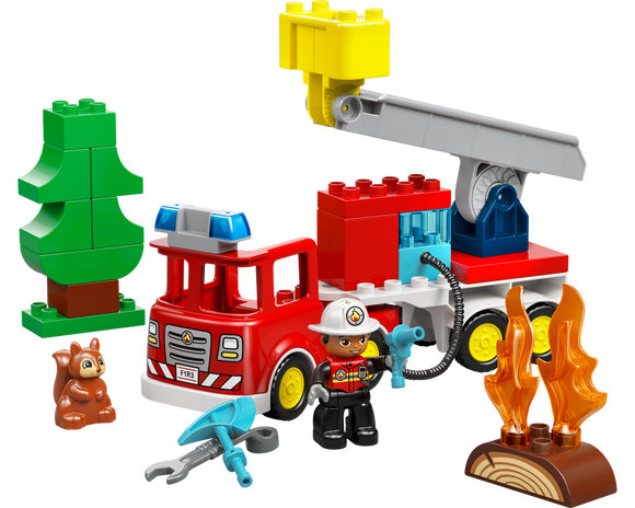 LEGO® DUPLO® Fire Truck with Hose and Firefighter 10473