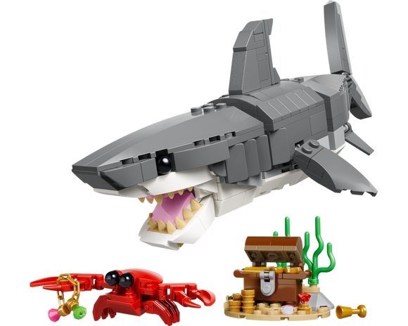 LEGO® Fierce Shark with a Treasure Chest 31381