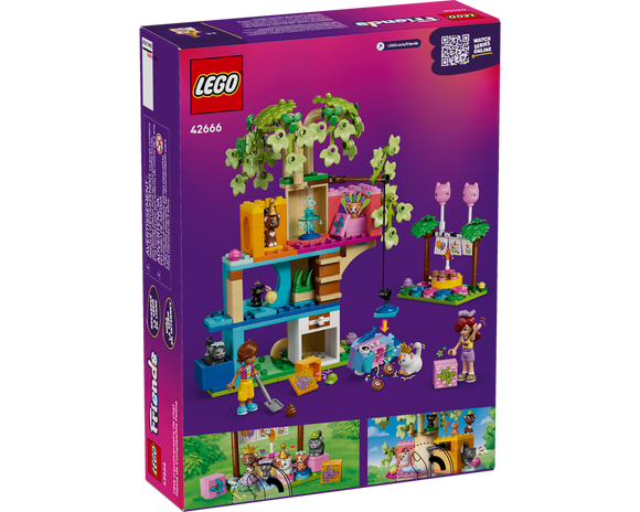 LEGO® Cat Birthday Party & Tree House 42666