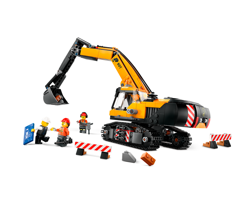 LEGO® Yellow Construction Excavator 60420