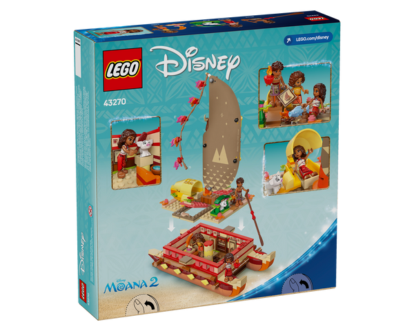 LEGO® Moana's Adventure Canoe 43270