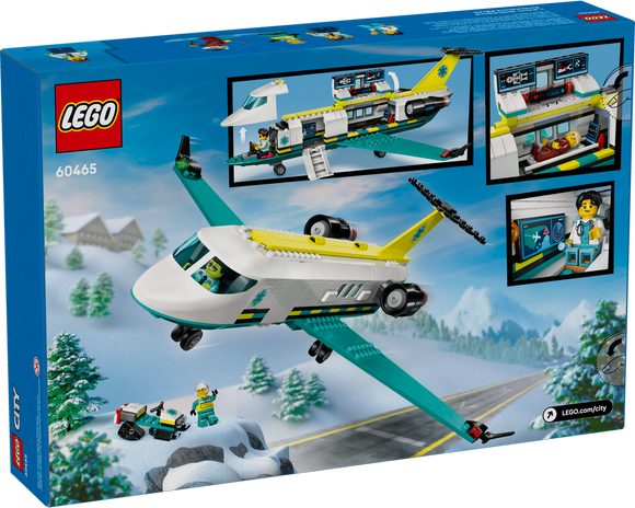 LEGO® Emergency Air Ambulance Airplane 60465