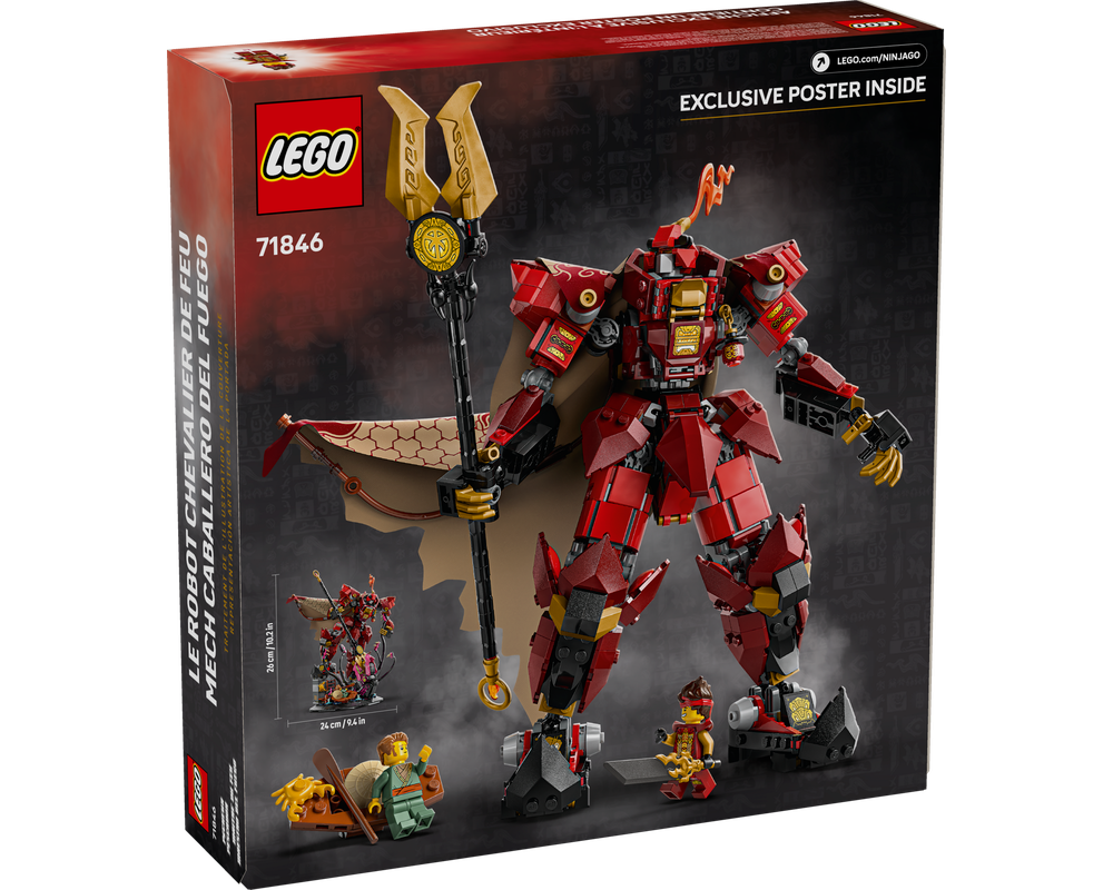 LEGO® The Fire Knight Mech 71846