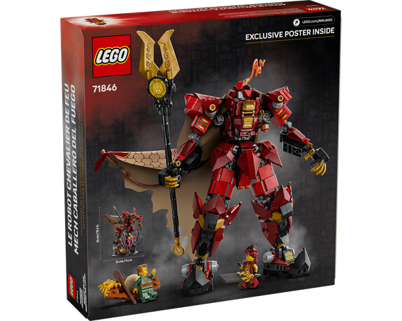 LEGO® The Fire Knight Mech 71846