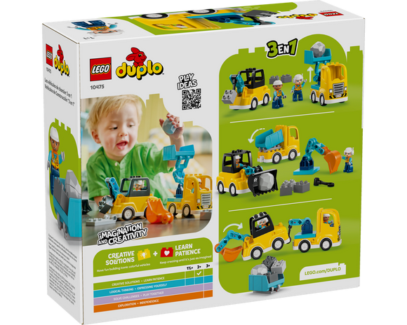 LEGO® DUPLO® 3 in 1 Construction Vehicles 10475