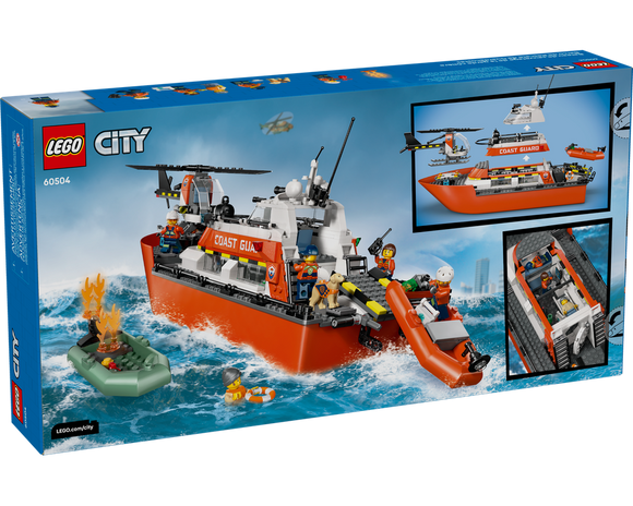LEGO® Coast Guard Rescue Boat & Helicopter 60504