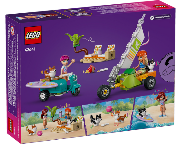 LEGO® Surfing Dogs and Scooter Adventure 42641