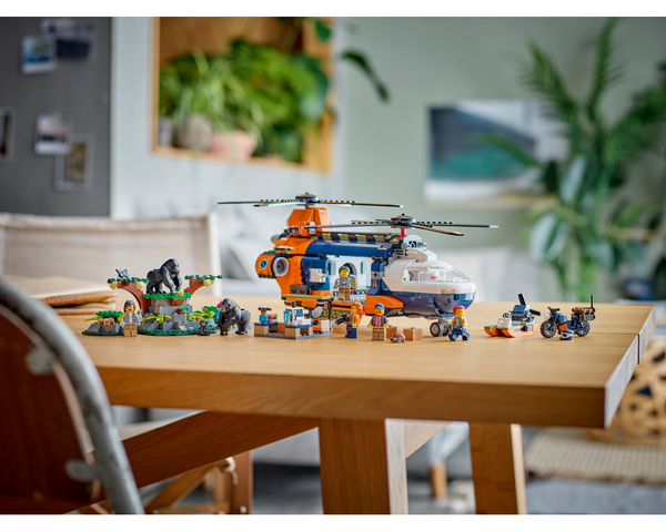 LEGO® Jungle Explorer Helicopter at Base Camp 60437