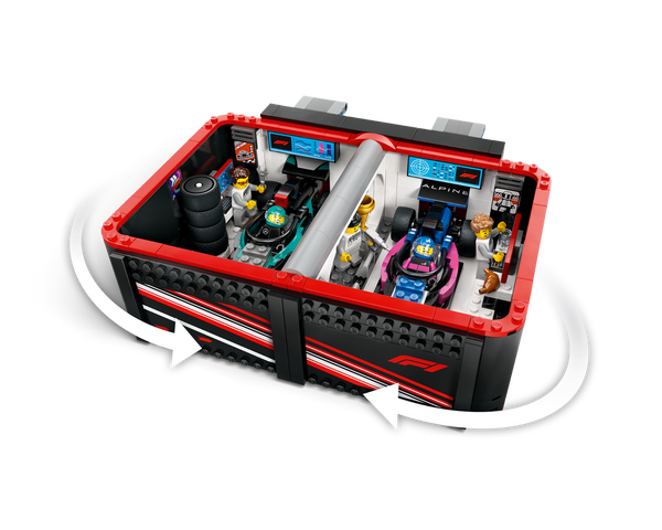 LEGO® F1® Garage & Mercedes-AMG & Alpine Cars 60444