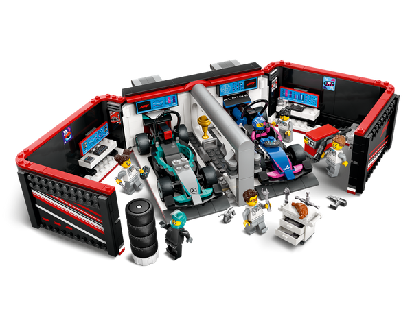 LEGO® F1® Garage & Mercedes-AMG & Alpine Cars 60444