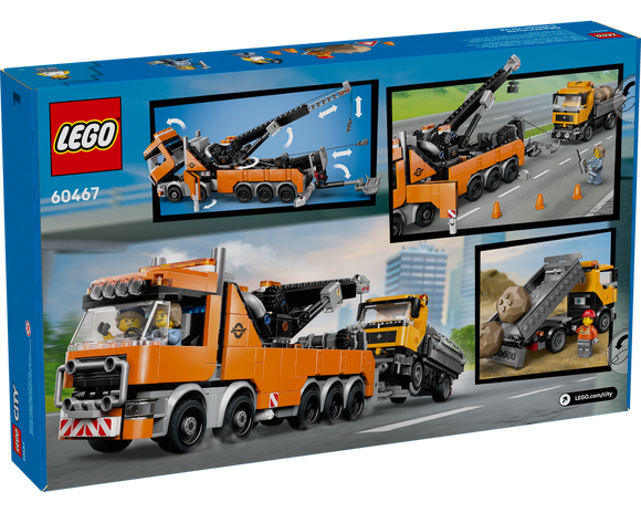 LEGO® Heavy-Duty Recovery Tow Truck with Crane 60467