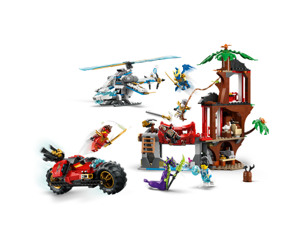 LEGO® Ninja Vehicle Tree House Battle 71857 | I'm Rick James Bricks