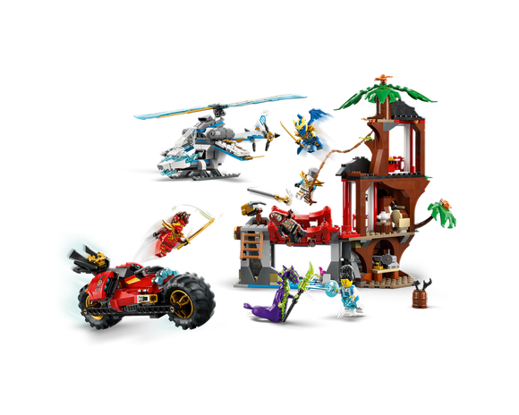 LEGO® Ninja Vehicle Tree House Battle 71857