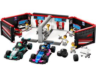 LEGO® F1® Garage & Mercedes-AMG & Alpine Cars 60444