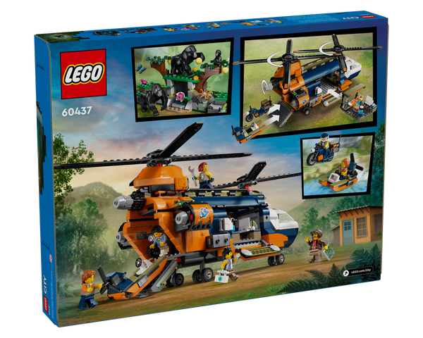 LEGO® Jungle Explorer Helicopter at Base Camp 60437