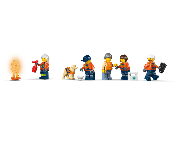 LEGO® Coast Guard Rescue Boat & Helicopter 60504