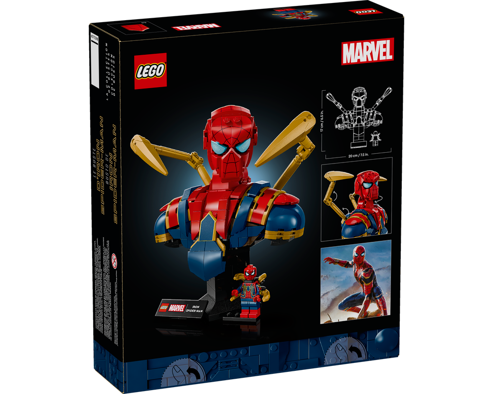 LEGO® Iron Spider-Man Bust 76326