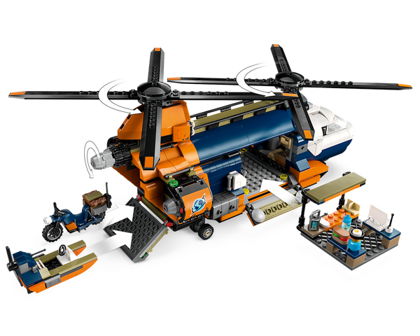 LEGO® Jungle Explorer Helicopter at Base Camp 60437