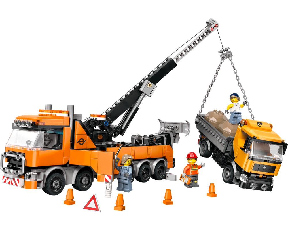 LEGO® Heavy-Duty Recovery Tow Truck with Crane 60467