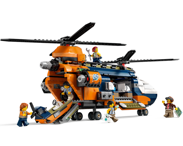 LEGO® Jungle Explorer Helicopter at Base Camp 60437