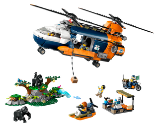 LEGO® Jungle Explorer Helicopter at Base Camp 60437