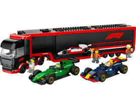 LEGO® F1® Truck with RB20 & AMR24 F1® Cars 60445 - 0