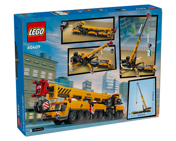 LEGO®  Yellow Mobile Construction Crane 60409