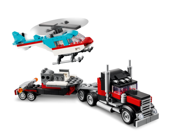 LEGO® Flatbed Truck with Helicopter 31146