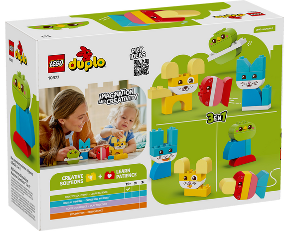 LEGO® DUPLO® 3 in 1 Creative Cute Pets 10477