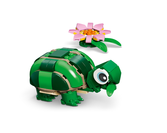 LEGO® Turtle with a Water Lily Flower 31377