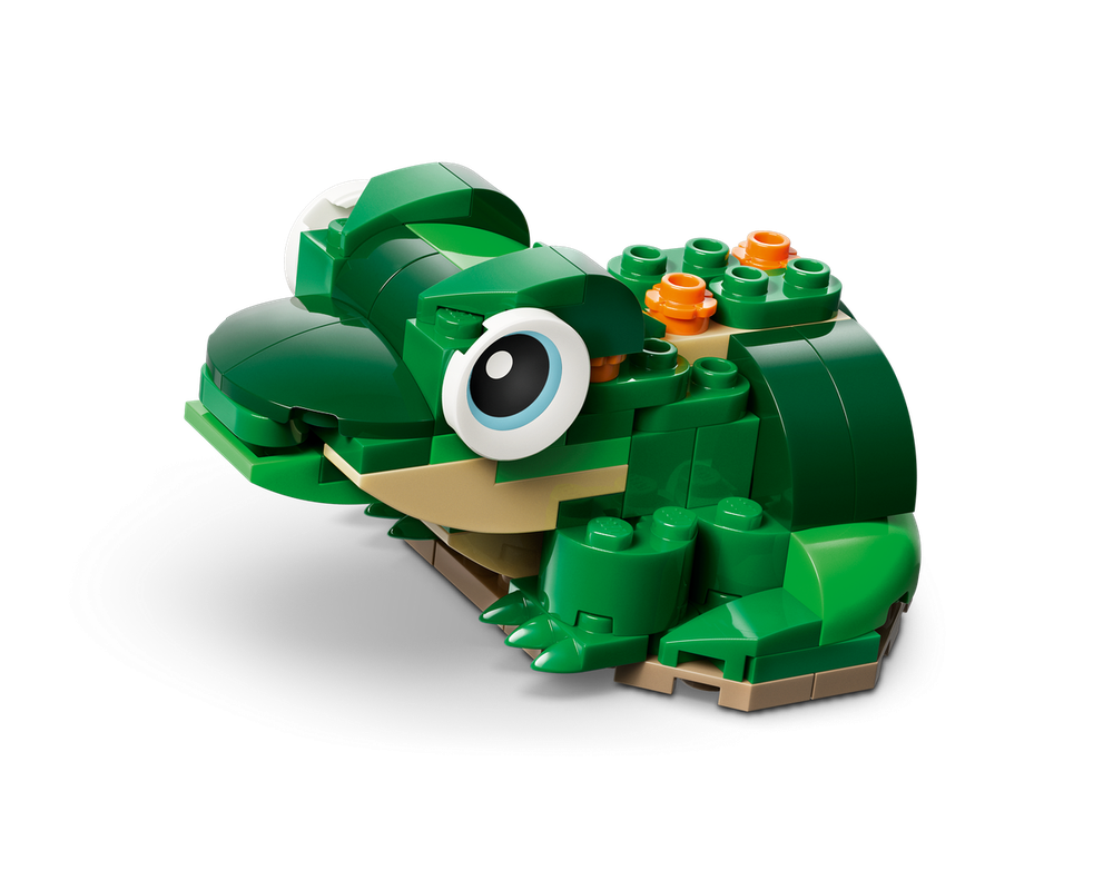 LEGO® Turtle with a Water Lily Flower 31377 | I'm Rick James Bricks