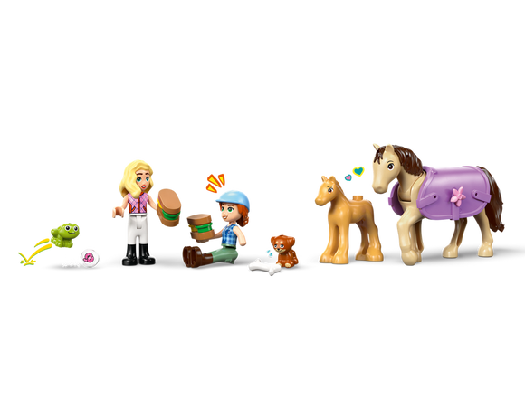 LEGO® Horse & Baby Foal Trailer 42695