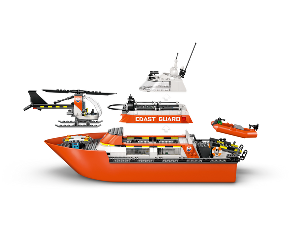 LEGO® Coast Guard Rescue Boat & Helicopter 60504