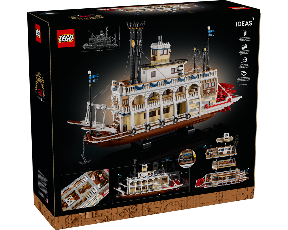LEGO® River Steamboat 21356