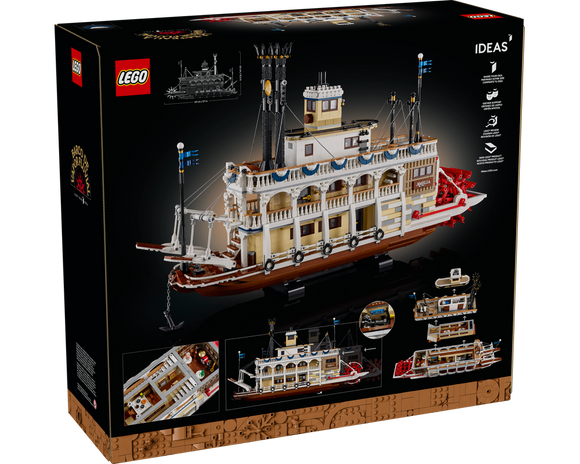 LEGO® River Steamboat 21356