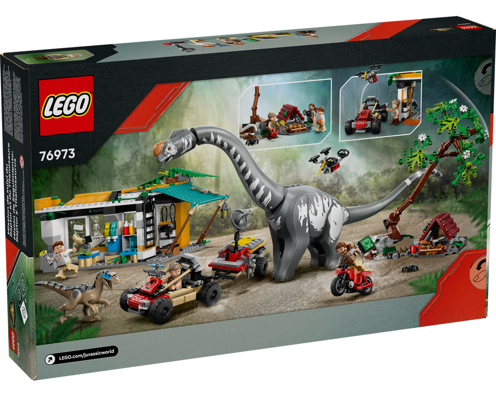 Lego Small Raptor LEGO® Raptor & Titanosaurus Tracking Mission 76973 | I'm Rick James Bricks