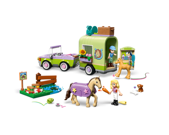 LEGO® Horse & Baby Foal Trailer 42695