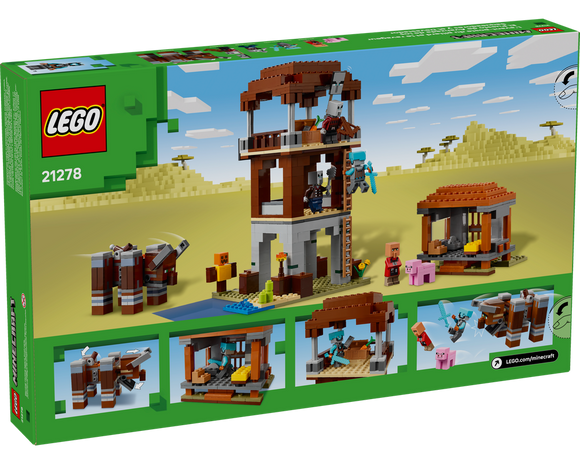 LEGO® The Pillager Outpost and Ravager 21278