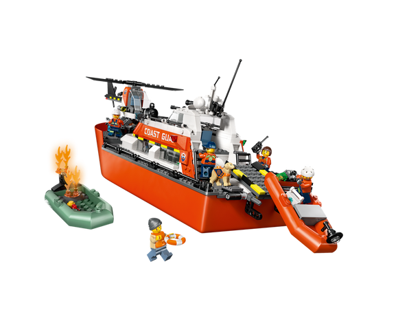 LEGO® Coast Guard Rescue Boat & Helicopter 60504