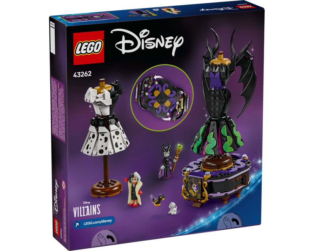 LEGO® Maleficent's and Cruella De Vil's Dresses 43262