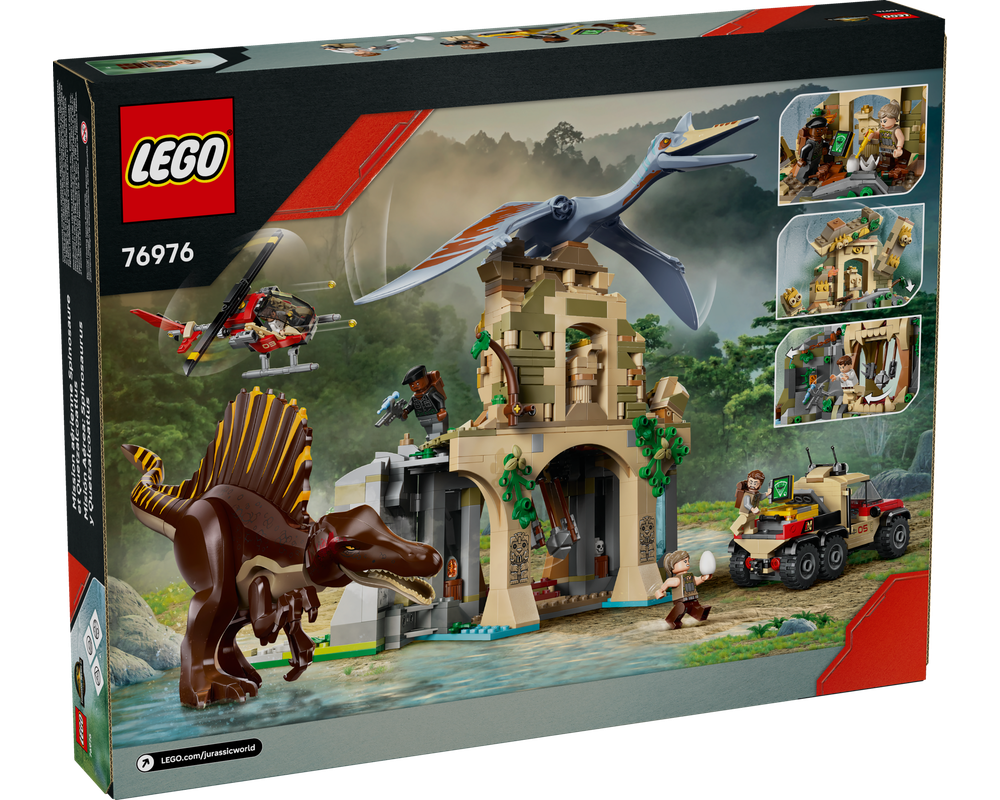 76976 LEGO® Spinosaurus & Quetzalcoatlus Air Mission 76976 | I'm Rick James ...
